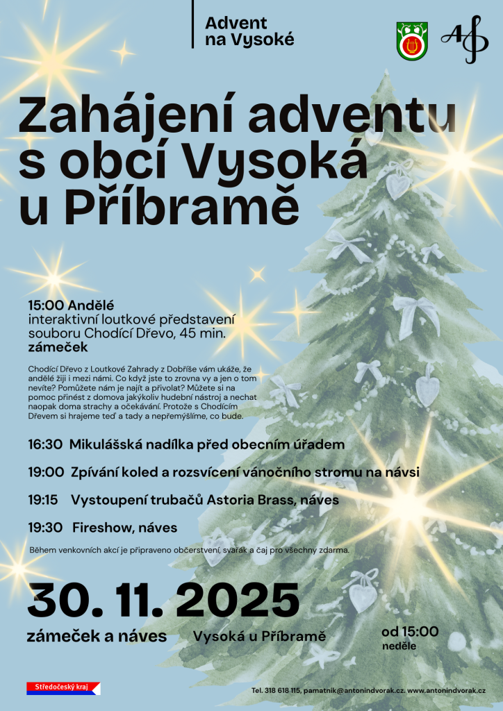 Zahájení adventu v&nbsp;obci